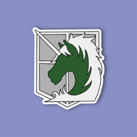 استكر لابتوب (شعار هجوم العمالقة-2)