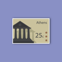 استكر جوال ( طابع أثينا - اليونان)