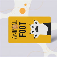 استكر Animal Foot