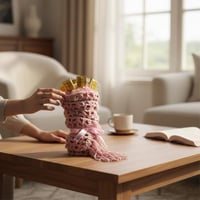 شال الشكولاته الوردي