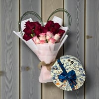 باقة شكولاته ميونخ الوردية