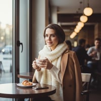 الشال الابيض الانيق