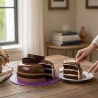 كيك فدج شوكولا