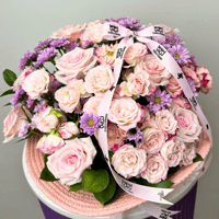 الشنطة الوردية مع القبعة