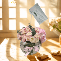 Joyous hands spa vase