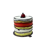 كيك الأنمي صغير