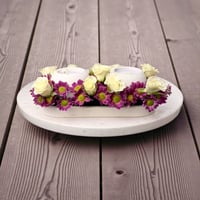 باقة الشمع البنفسجية