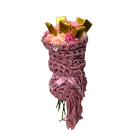 شال الشكولاته الوردي