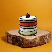 كيك الأنمي صغير