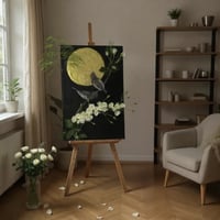 لوحة طيور الليل