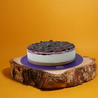 تشيز كيك توت ازرق كبير