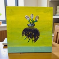 لوحة تيوليب مع كيك