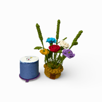 باقة الورود والكيك