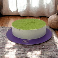 كيك الماتشا كبيرة