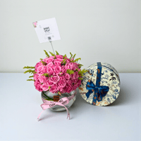 باقة الفازة الراقية وشكولاته ميونخ