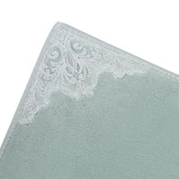 طقم دعاسات مطرزة Bianca لون أخضر