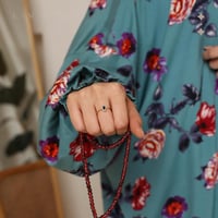 شرشف صلاة مشجر تركواز