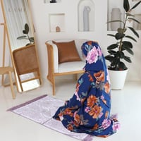 طقم زهرة الندى كحلي