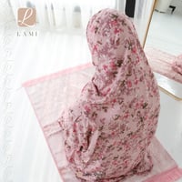 طقم شرشف صلاة وردي