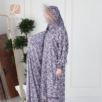 شرشف صلاة مشجر رمادي