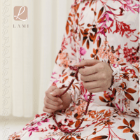 شرشف صلاة مشجر احمر