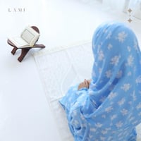 طقم شرشف صلاة ازرق