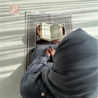 طقم شرشف صلاة سادة رمادي