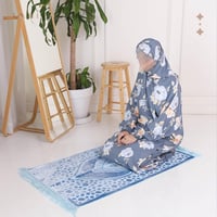 طقم عبير الورد رمادي