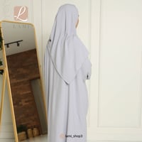 شرشف صلاة قطن بيور رمادي فاتح