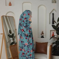 شرشف صلاة مشجر تركواز