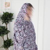 شرشف صلاة مشجر رمادي