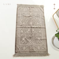 سجادة صلاة حرير - بني