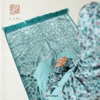 طقم شرشف صلاة تركواز