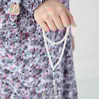 شرشف صلاة مشجر رمادي