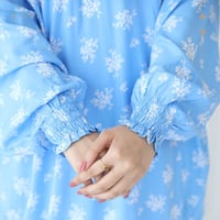 شرشف صلاة مشجر ازرق