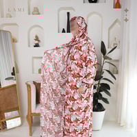 شرشف صلاة مشجر احمر