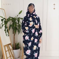 شرشف صلاة مشجر - كحلي