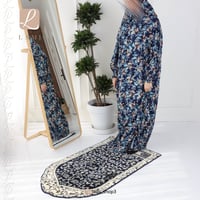 طقم شرشف صلاة كحلي