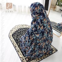 طقم شرشف صلاة كحلي