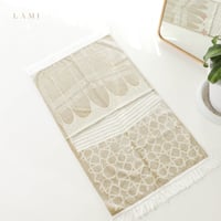 سجادة صلاة حرير -بيج