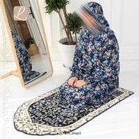 طقم شرشف صلاة كحلي