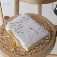 مصحف مخمل بالأسم- ابيض