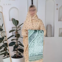 طقم صلاة زهرة الياسمين اصفر