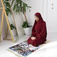 طقم شرشف صلاة - دم الغزال