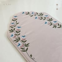 سجادة صلاة همس الأزهار وردي