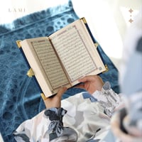 مصحف مخمل بالأسم- كحلي