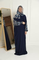 طقم شرشف صلاة كحلي