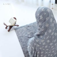 طقم شرشف صلاة رمادي