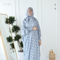 شرشف صلاة مشجر رمادي