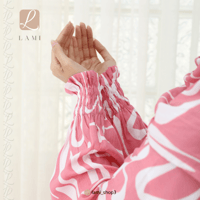 شرشف صلاة مشجر وردي